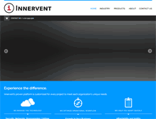 Tablet Screenshot of innervent.com